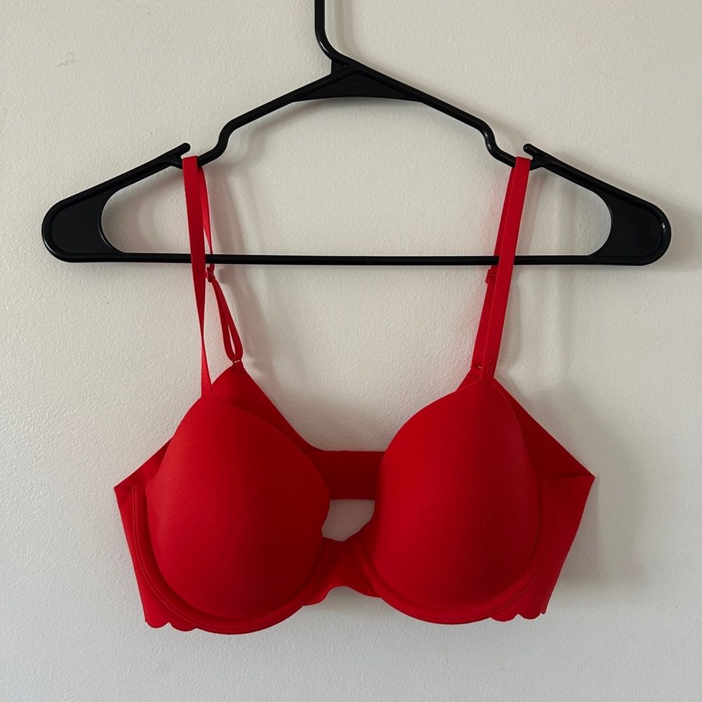 Aerie Smoothiez Red Bra 34B